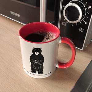 Mama Bär Kaffebecher mit süßem Bärenmotiv Kaffeebecher