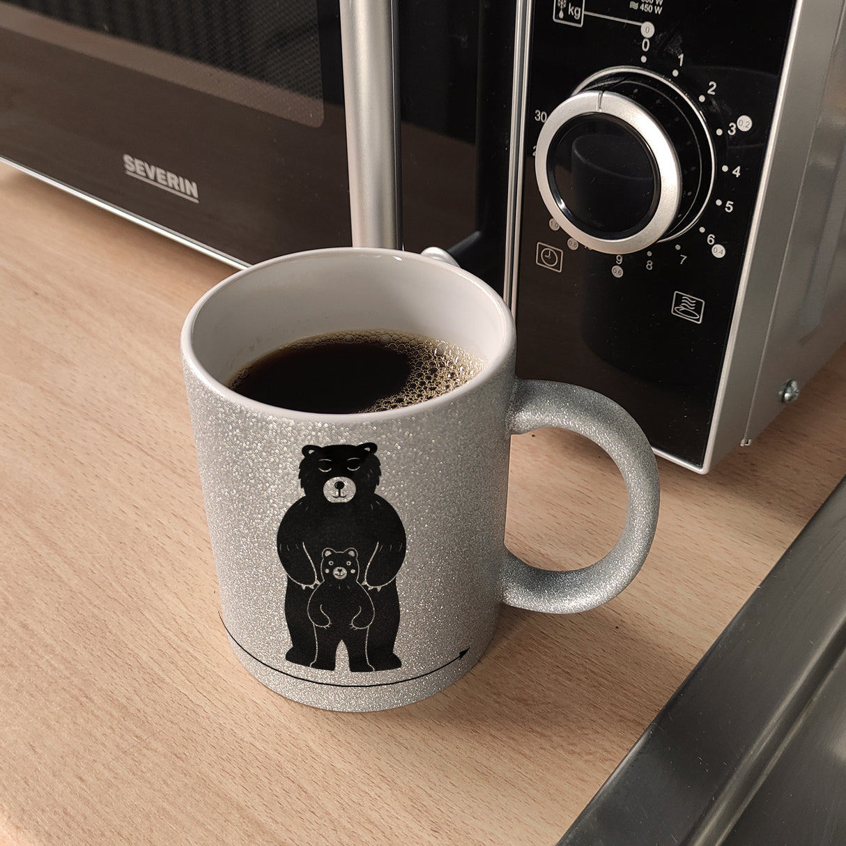 Mama Bär Kaffebecher mit süßem Bärenmotiv Kaffeebecher