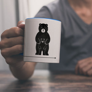 Papa Bär Kaffebecher mit süßem Bärenmotiv Kaffeebecher