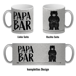 Papa Bär Kaffebecher mit süßem Bärenmotiv Kaffeebecher