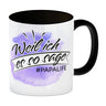 Papalife, Weil ich es sage Kaffeebecher mit Wasserfarbenmotiv