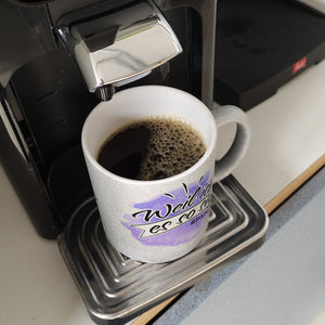 Papalife, Weil ich es sage Kaffeebecher mit Wasserfarbenmotiv