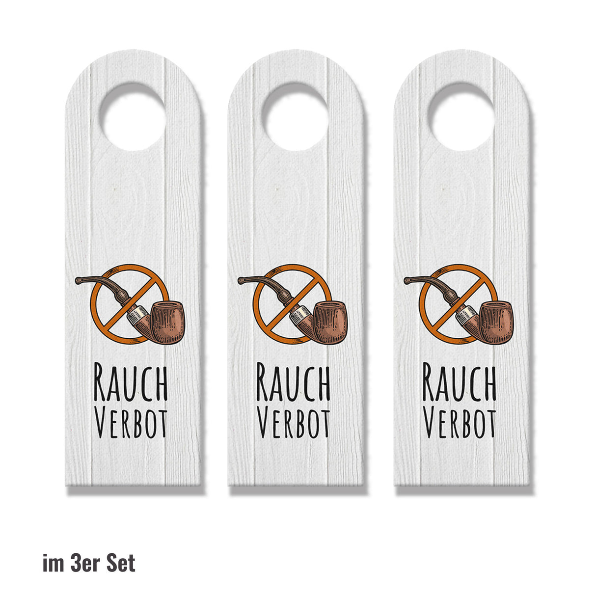 Rauchverbot - Raucherbereich Türhänger