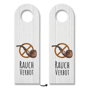 Rauchverbot - Raucherbereich Türhänger