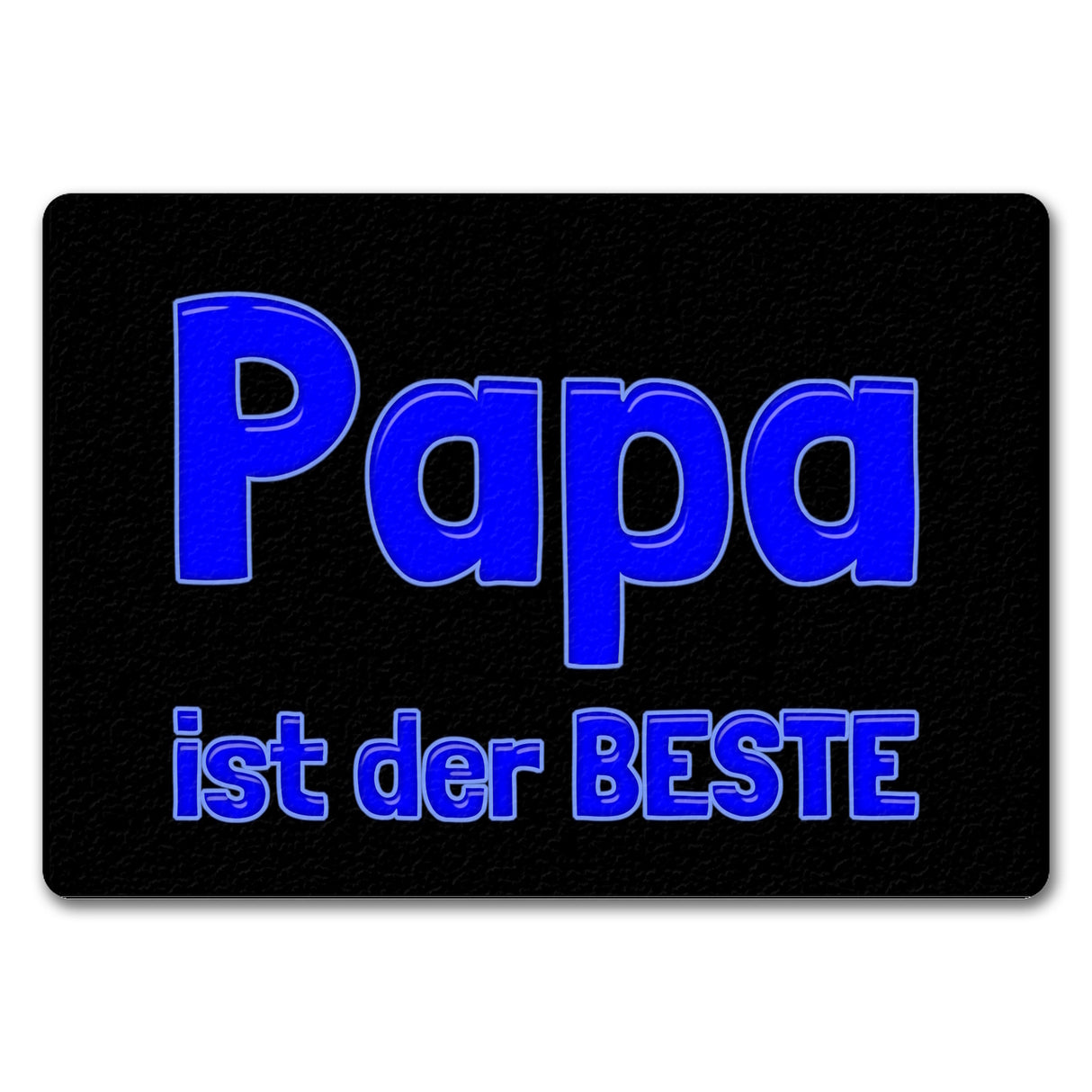 Papa ist der Beste Fußmatte Schuhabstreifer und Blau