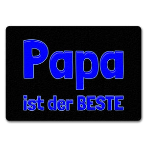Papa ist der Beste Fußmatte Schuhabstreifer und Blau