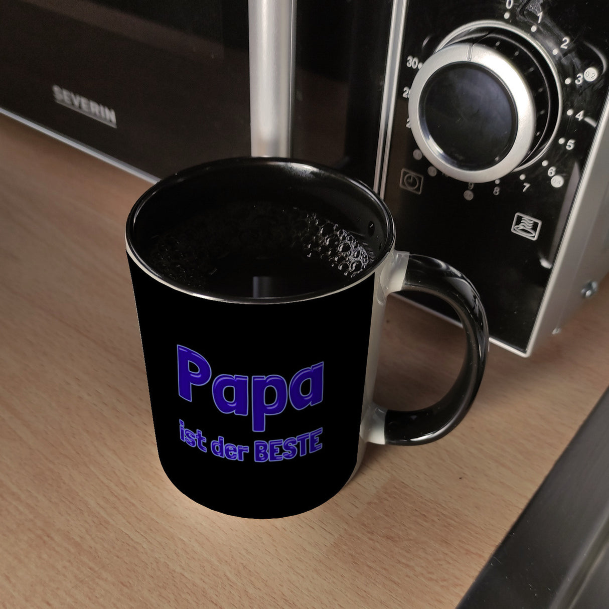 Papa ist der Beste Kaffeebecher und Blau