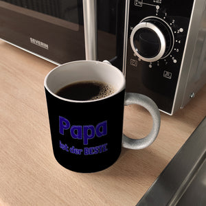 Papa ist der Beste Kaffeebecher und Blau