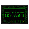 There's no place like 127.0.0.1 Localhost Fußmatte mit IP Adresse