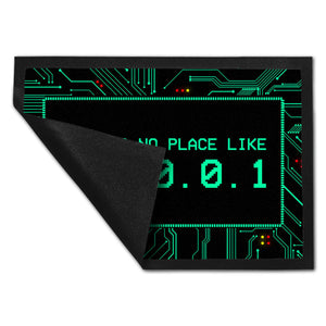 There's no place like 127.0.0.1 Localhost Fußmatte mit IP Adresse