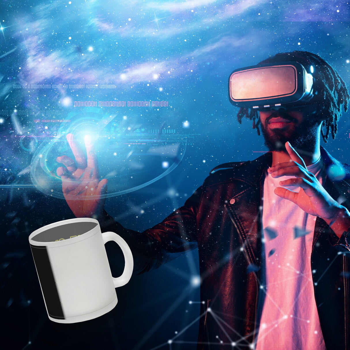 Kaffeebecher Eat. Sleep. Game. Repeat. Zocker Tasse für Gamer