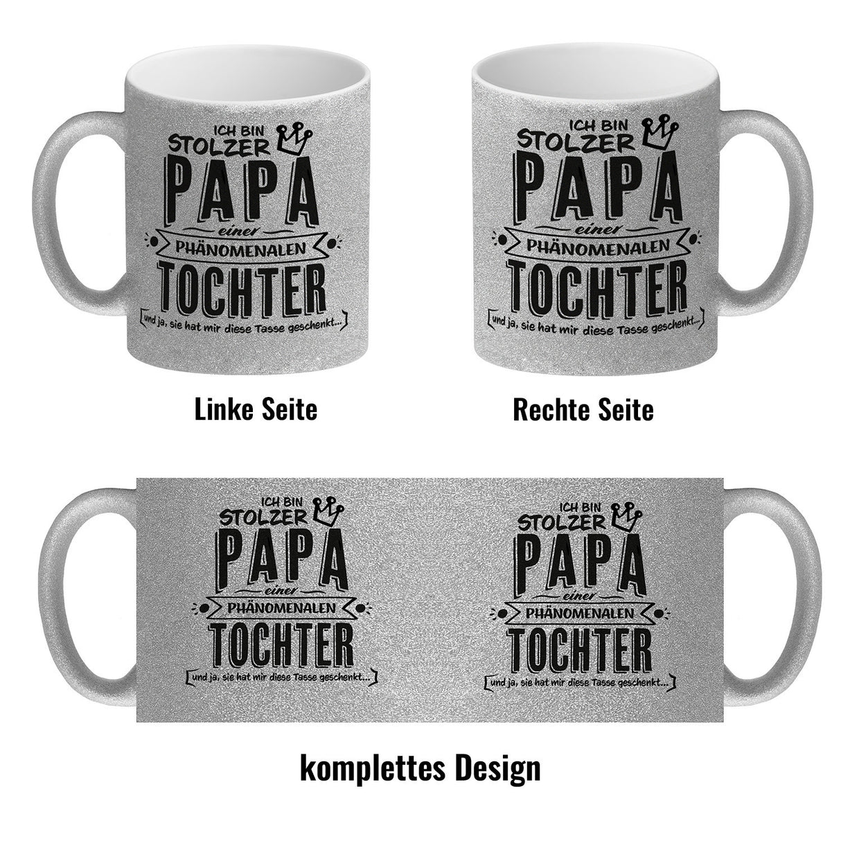 Ich bin stolzer Papa einer phänomenalen Tochter Kaffeebecher