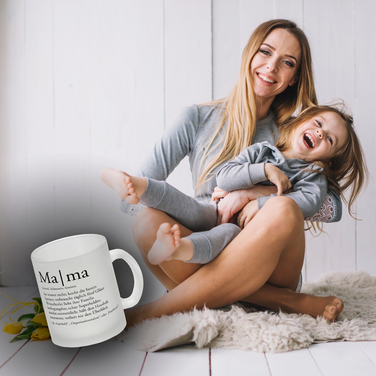 Mama Kaffeebecher mit lustiger Worterklärung