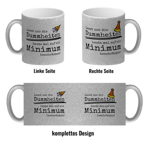 Heute mal keine Dummheiten im Büro Kaffeebecher