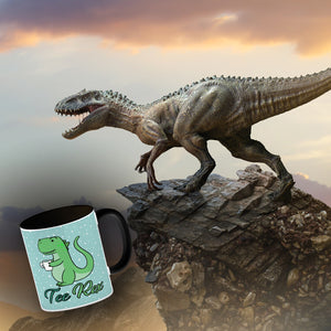 Tee Rex Kaffeebecher mit lustigem T-Rex Dino