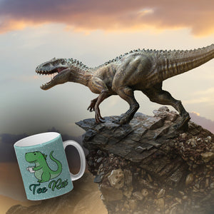Tee Rex Kaffeebecher mit lustigem T-Rex Dino