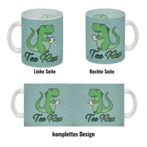 Tee Rex Kaffeebecher mit lustigem T-Rex Dino