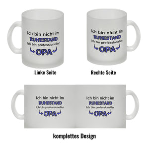 Kaffeebecher Ich bin nicht im Ruhestand. Ich bin professioneller Opa Rente