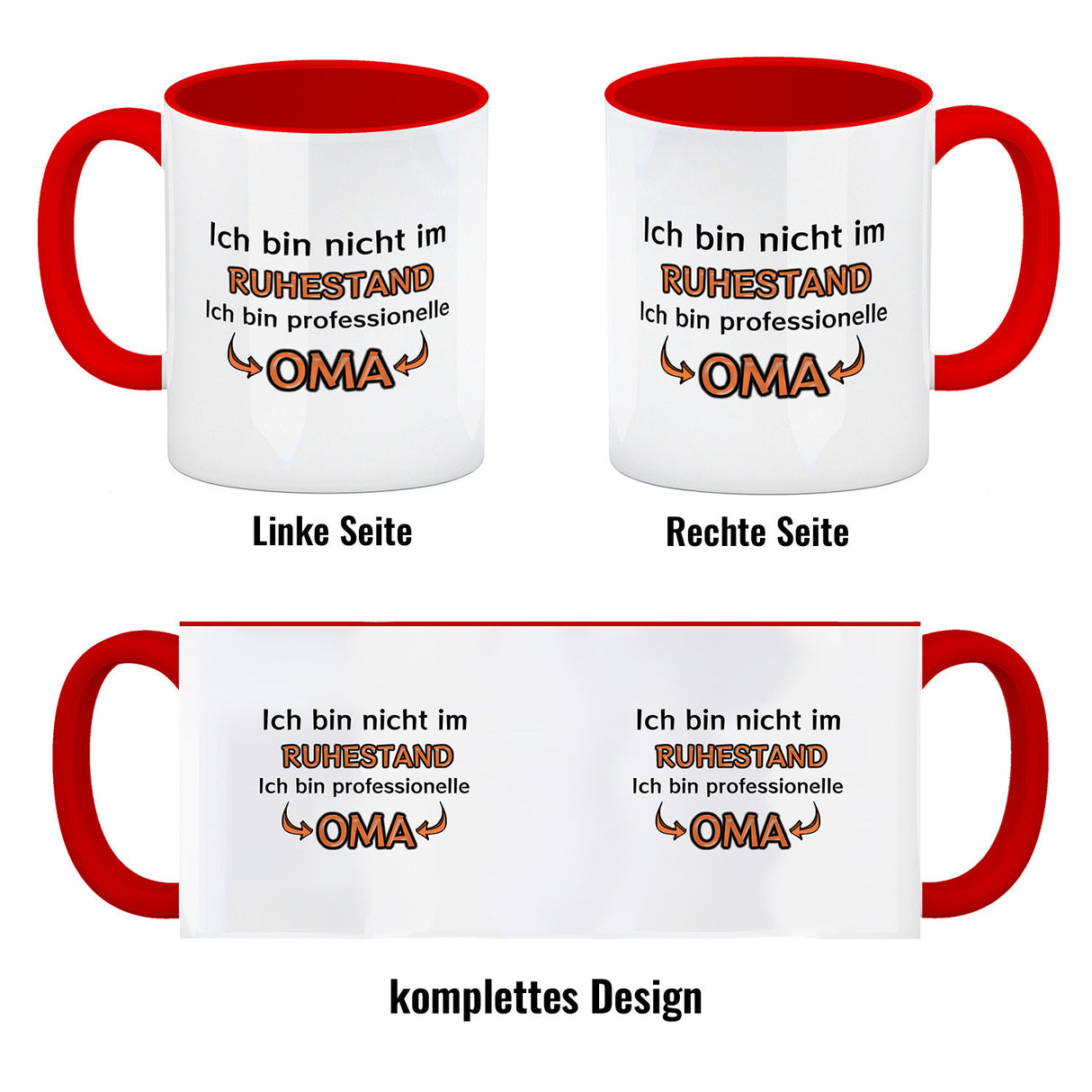 Ich bin nicht im Ruhestand. Ich bin professionelle Oma Kaffeebecher