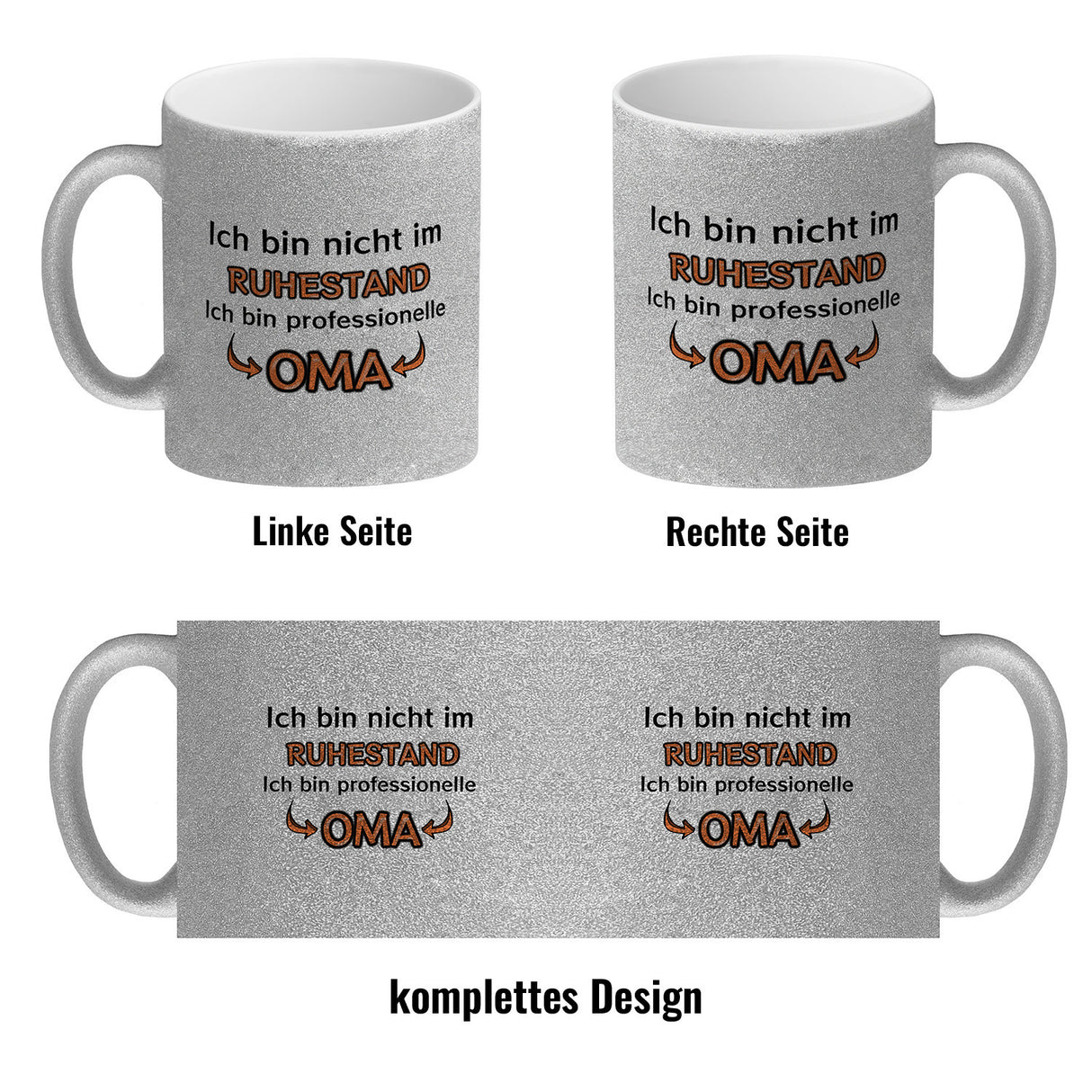 Ich bin nicht im Ruhestand. Ich bin professionelle Oma Kaffeebecher