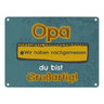 Papa du bist großartig Metallschild