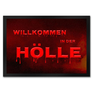 Willkommen in der Familienhölle Fußmatte