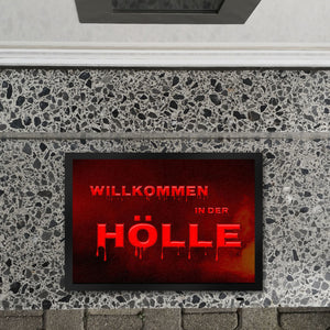 Willkommen in der Familienhölle Fußmatte