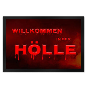 Willkommen in der Familienhölle Fußmatte
