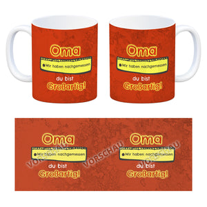 Kaffeebecher Mama du bist großartig - Meterstab Muttertag Geschenk