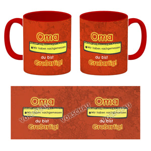 Kaffeebecher Mama du bist großartig - Meterstab Muttertag Geschenk