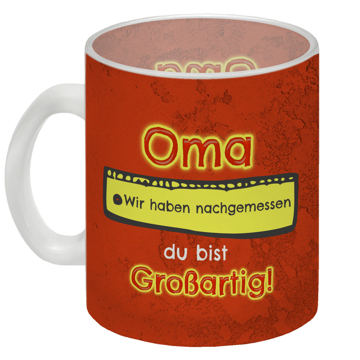 Kaffeebecher Mama du bist großartig - Meterstab Muttertag Geschenk