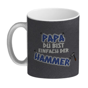 Kaffeebecher Papa Du bist einfach der Hammer - Vatertag Tasse