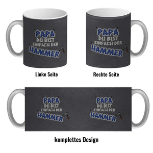 Kaffeebecher Papa Du bist einfach der Hammer - Vatertag Tasse