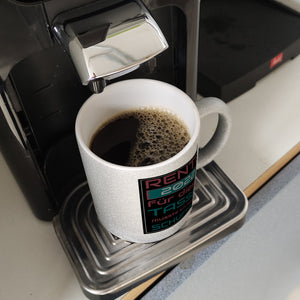 Rente 2022 Kaffeebecher - dafür musste ich lange arbeiten - Vintage Tasse bedruckt