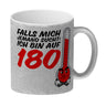 Falls mich jemand sucht: Ich bin auf 180 Kaffeebecher mit lustigem Spruch und Cartoon