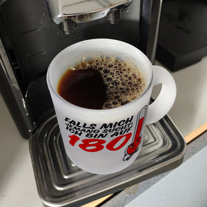 Falls mich jemand sucht: Ich bin auf 180 Kaffeebecher mit lustigem Spruch und Cartoon