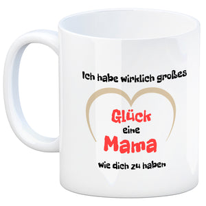 Ich habe wirklich großes Glück eine Oma wie dich zu haben Kaffeebecher