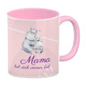 Mama hab dich immer lieb Kaffeebecher mit niedlichem Nilpferd in rosa