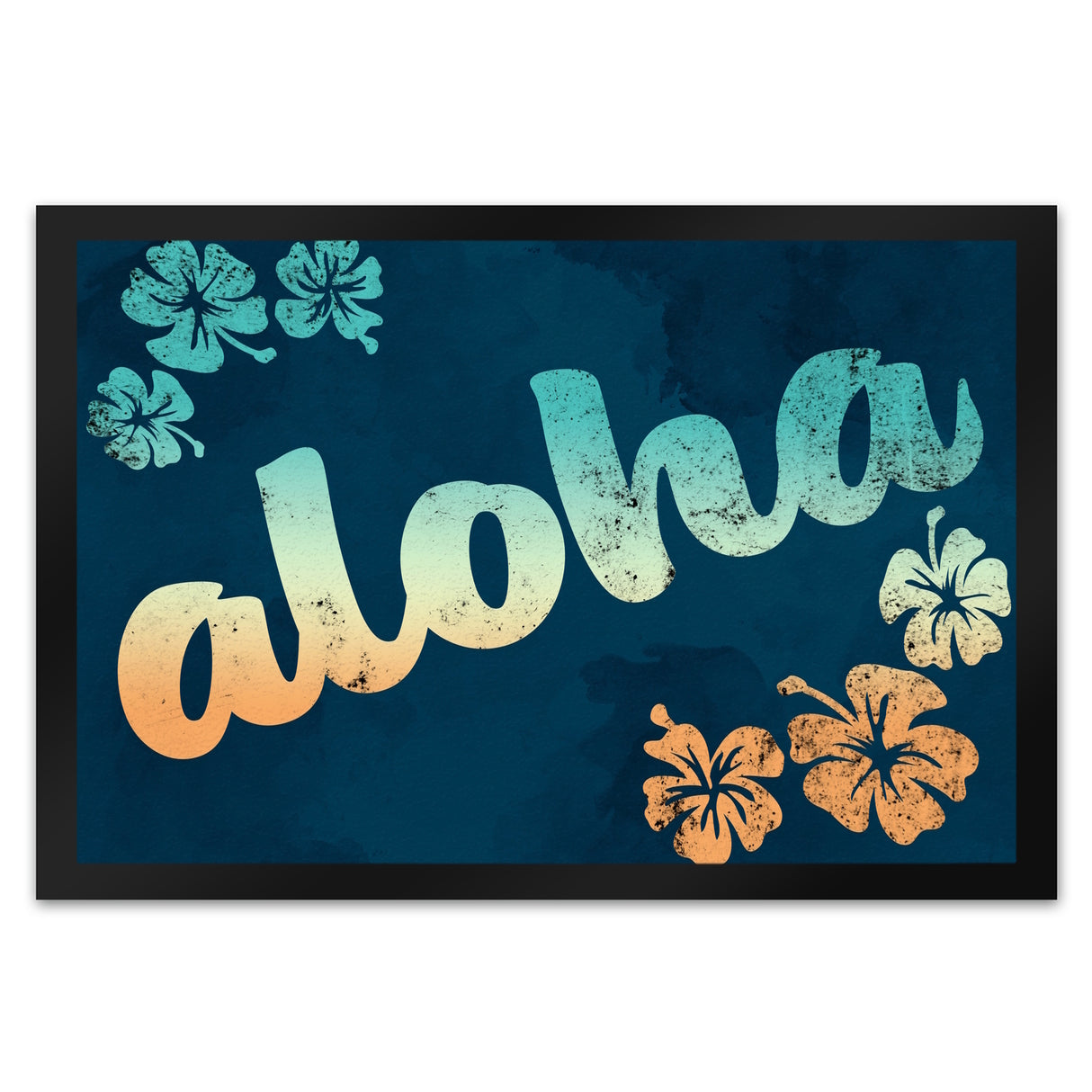 Aloha - Fußmatte im Hawaiilook