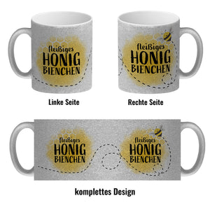 Fleißiges Honigbienchen - Kaffeebecher mit süßer, schwirrender Biene