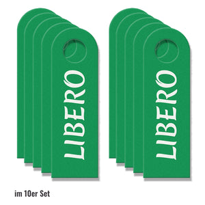Türhänger auf italienisch Libero-Occupato -rot Italien Italia