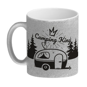 Camping King Kaffeebecher mit wunderschönen Reisemotiven