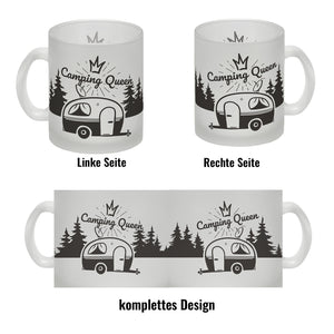 Camping Queen Kaffeebecher mit wunderschönen Reisemotiven