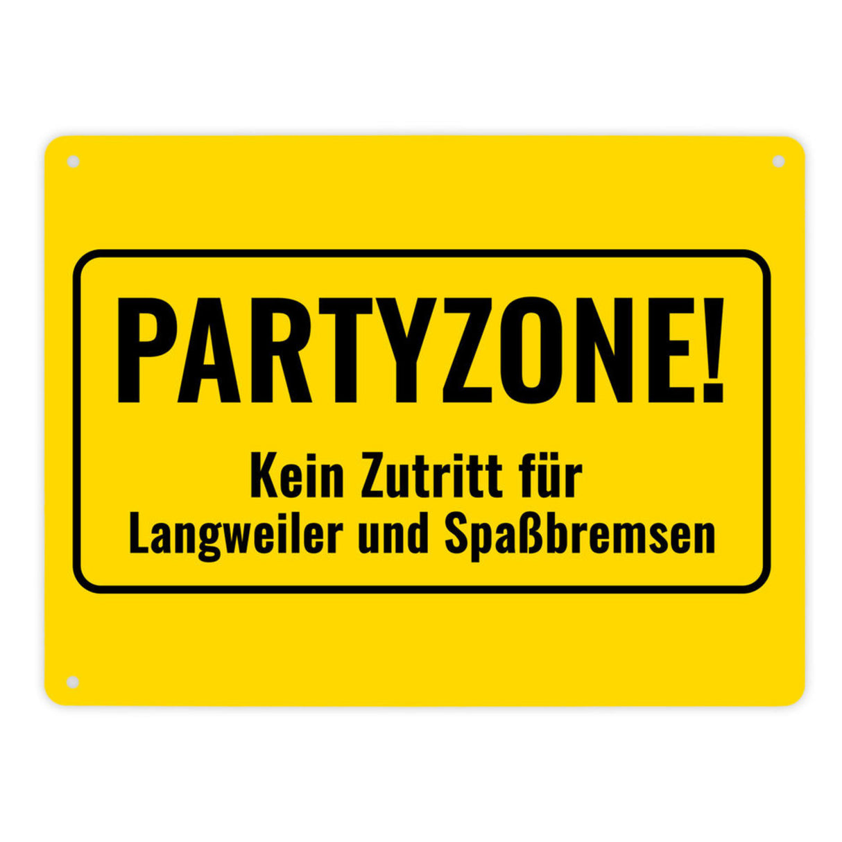 Metallschild in 15x20 cm mit Alkohol-Spruch 7 Bier sind auch ein Schnitzel