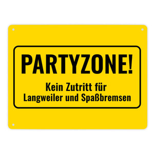 Metallschild in 15x20 cm mit Alkohol-Spruch 7 Bier sind auch ein Schnitzel