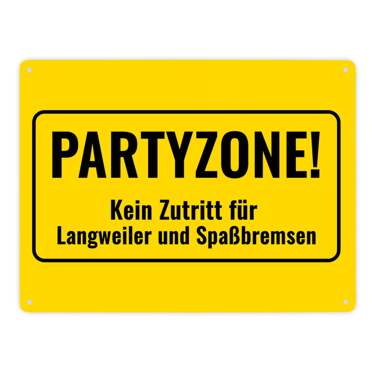 Metallschild in 15x20 cm mit Alkohol-Spruch 7 Bier sind auch ein Schnitzel