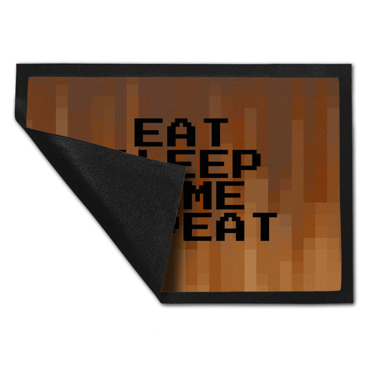 Fußmatte in 35x50 cm mit Pixelmotiv und Spruch: Crafting Room Pixel Art Zockerzimmer