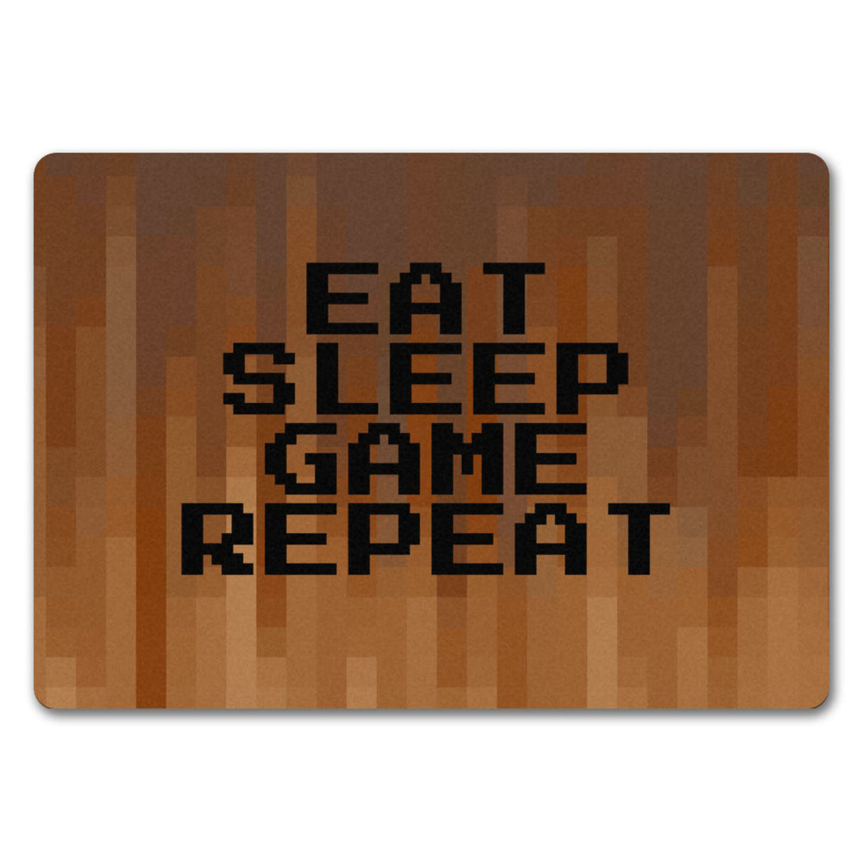 Fußmatte in 35x50 cm mit Pixelmotiv und Spruch: Crafting Room Pixel Art Zockerzimmer