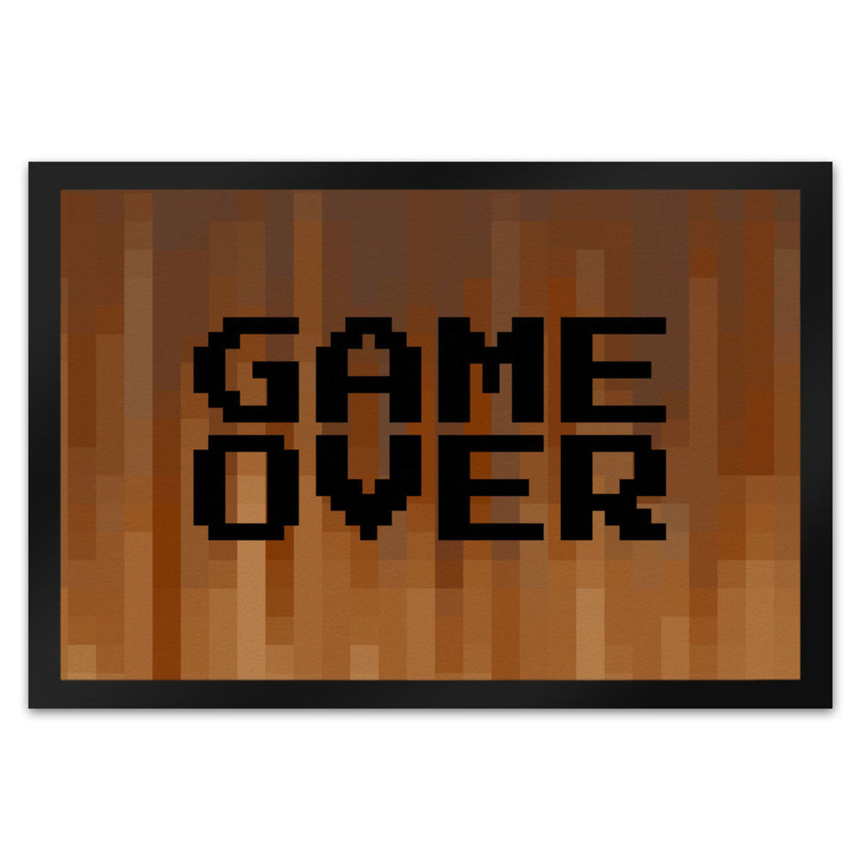 Fußmatte in 35x50 cm mit Pixelmotiv und Spruch: Crafting Room Pixel Art Zockerzimmer