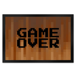 Fußmatte in 35x50 cm mit Pixelmotiv und Spruch: Crafting Room Pixel Art Zockerzimmer